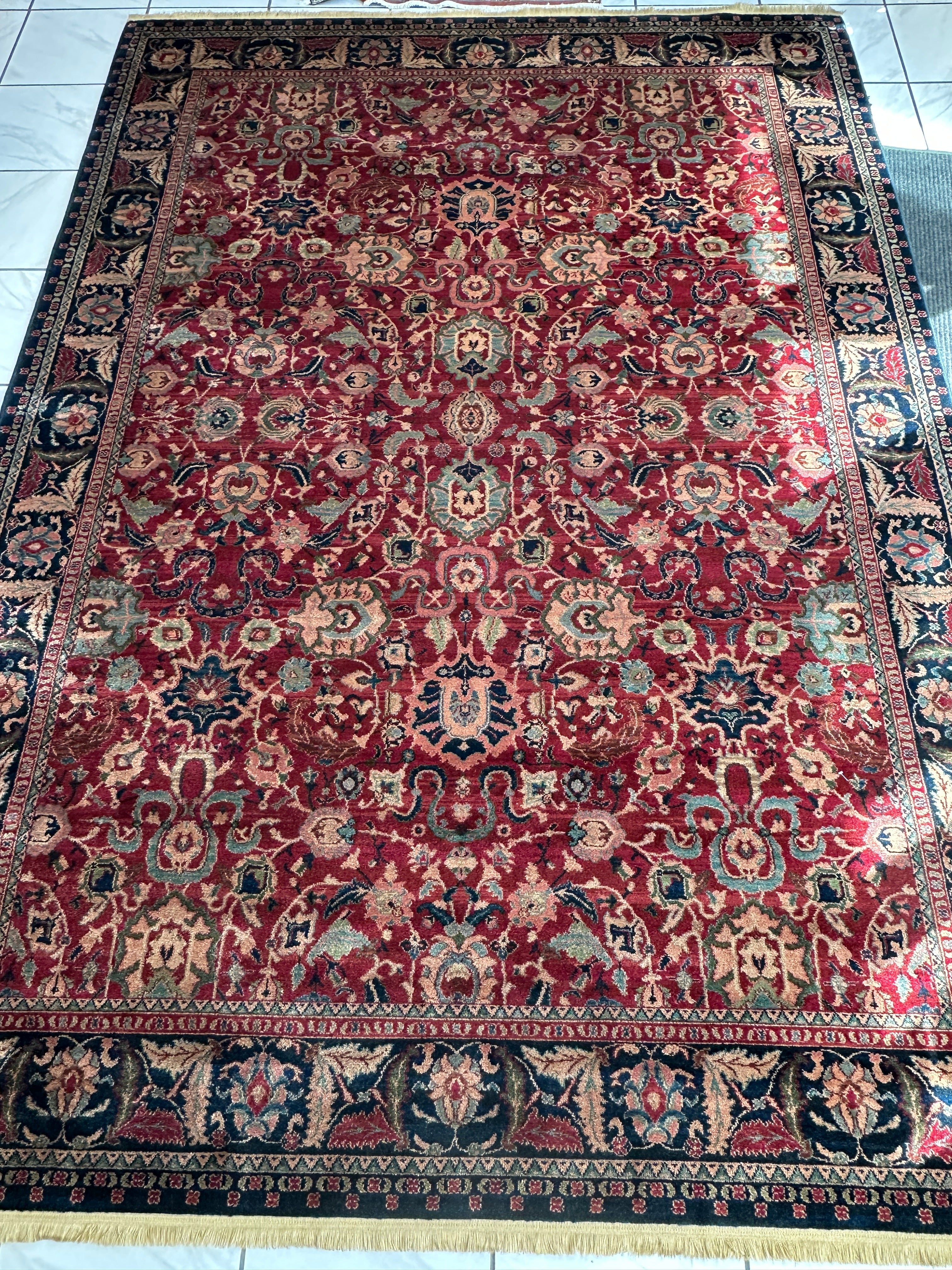 Karastan Samovar Teawash Wool Rug – 8’8” x 12’ – Vintage Elegance by Rugistan - product image 4 for Resin Society