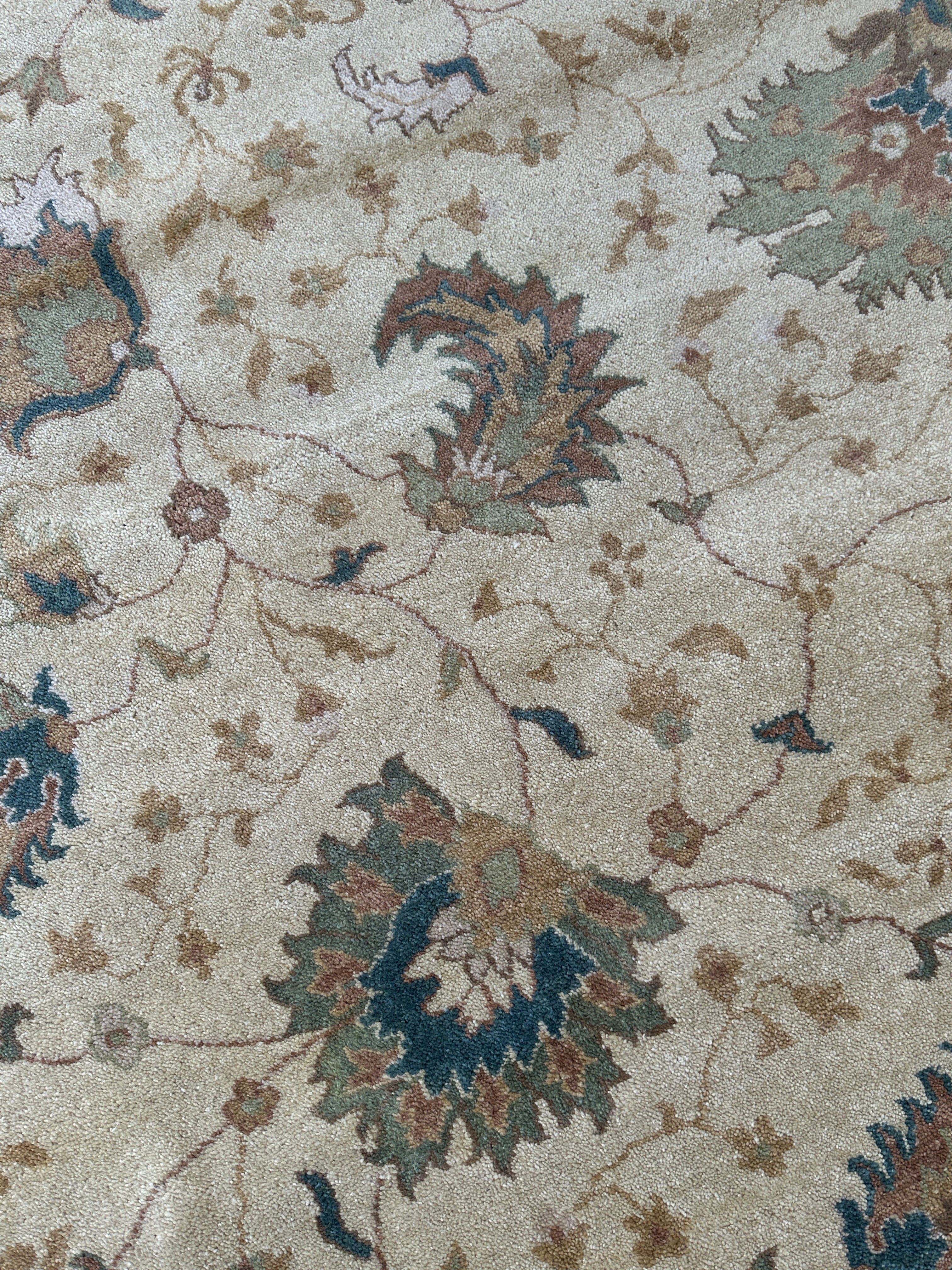 Hand-Knotted Oushak Soft Wool Rug 8 x 10 by Rugistan - product image 6 for Resin Society