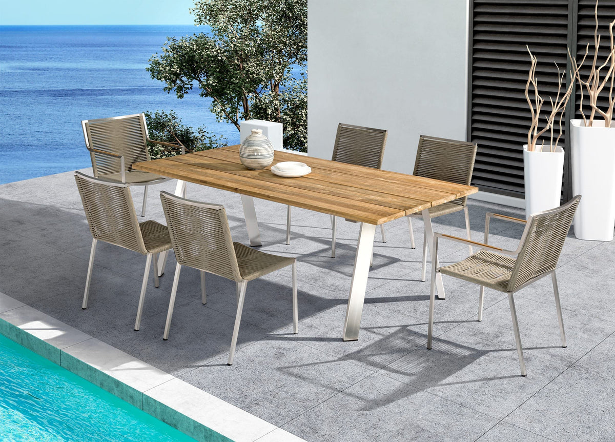 Rhea Outdoor Dining Chair Set of 4 by DEKOR - product image 2 for Resin Society