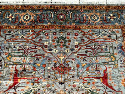 Hand-Knotted Trasitional Serapi Ghazni Wool Rug – 9’1” x 12’ – by Rugistan - product image 10 for Resin Society