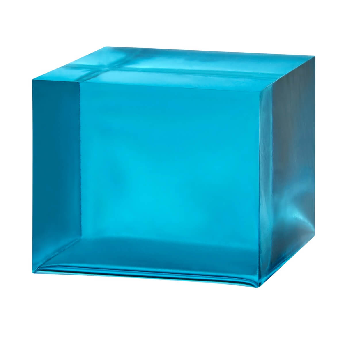 Teal Liquid Epoxy Dye bottle and poured resin sample showing vibrant teal color