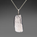 Genuine Muonionalusta Meteorite Pendant (35 grams) by Astro Gallery of Gems - main product image for Resin Society