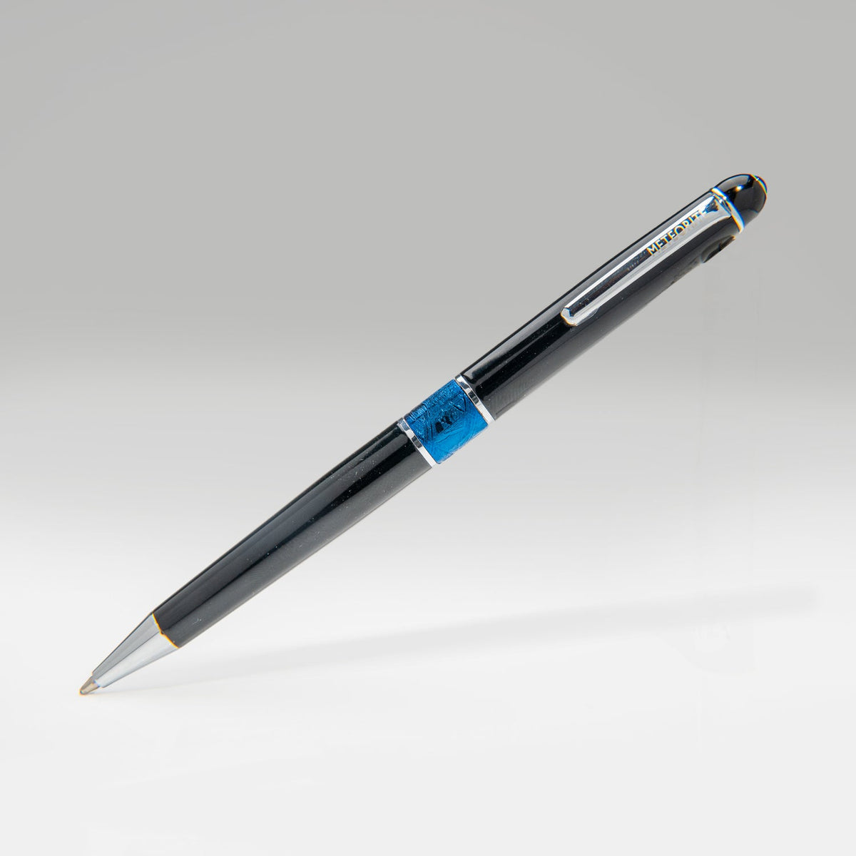 Genuine Muonionalusta Meteorite Pen (Blue) by Astro Gallery of Gems - main product image for Resin Society