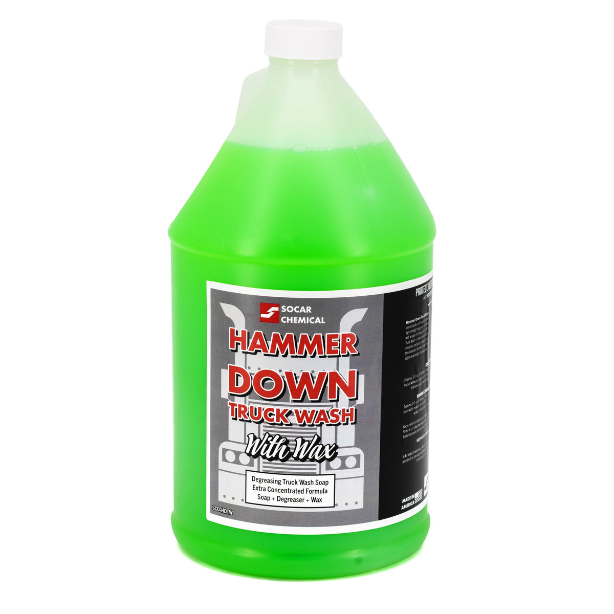 Hammer Down Heavy Duty Truck Wash Soap with Wax by Socar Chemical - Resin Society
