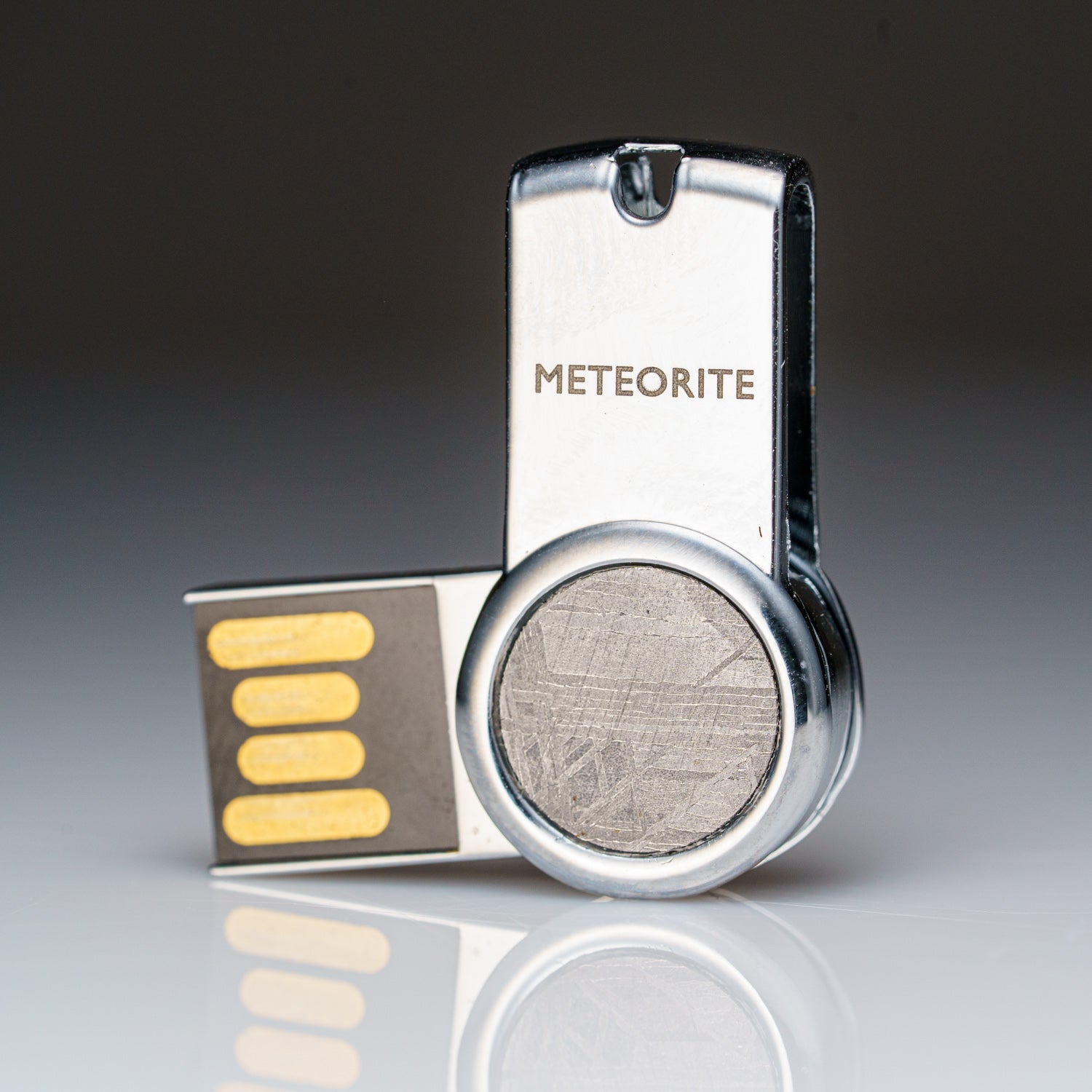 Muonionalusta Meteorite USB Port Stainless Steel 32GB USB drive