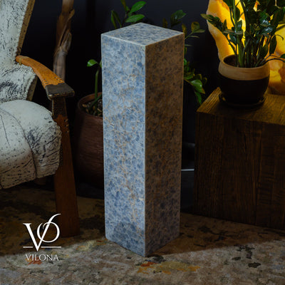 Arctic Onyx Floor Lamp - Small - 31.5"H x 8"W - Square - #2 by Vilona Onyx - product image 10 for Resin Society