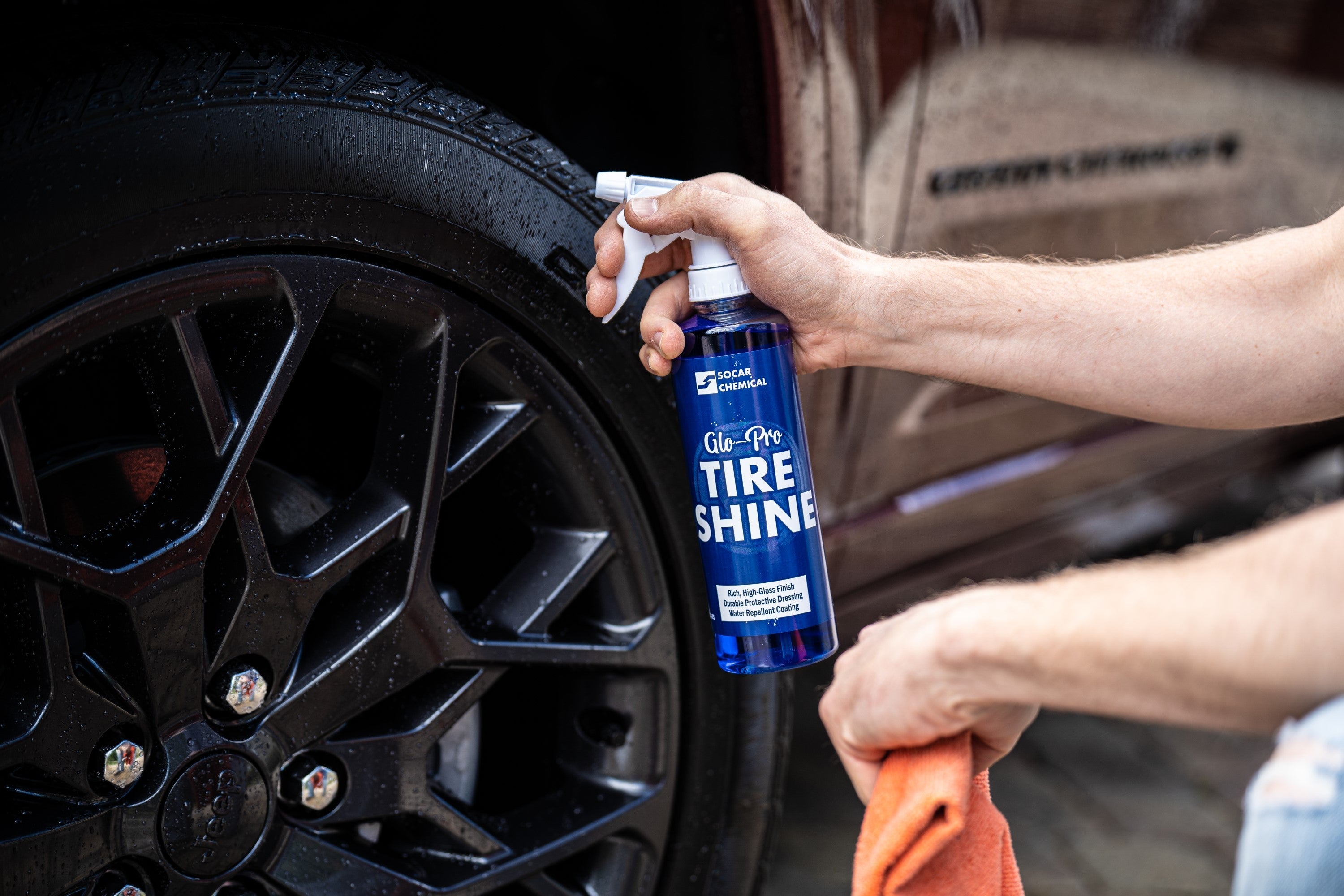 Eye Candy Extreme Tire Shine - High Gloss, Solvent, Wet Look Tire Shine detail image - Resin Society