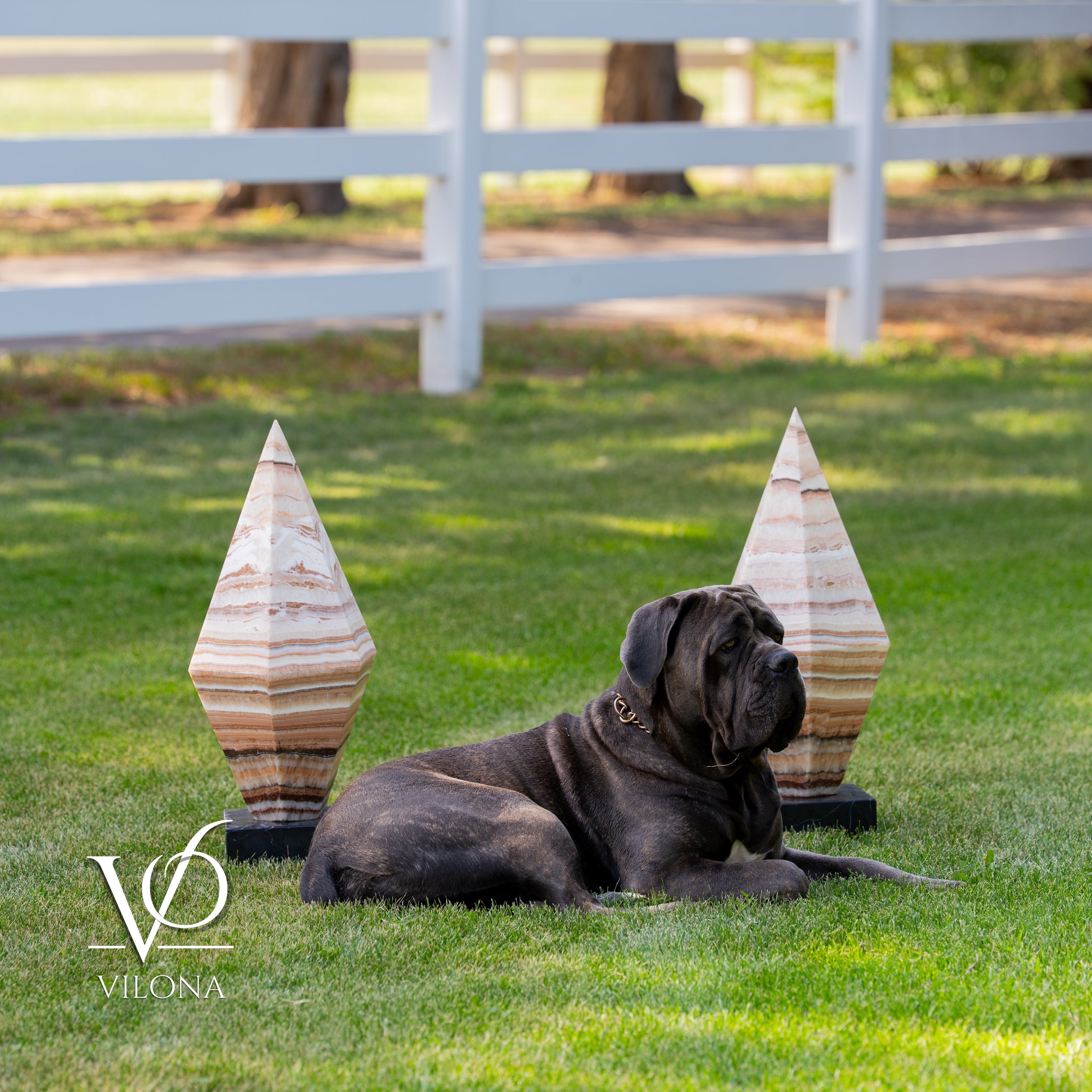 Sahara Onyx Bi-Pyramid Sculptural Lamp Pair – Natural Stone Lighting by Vilona Onyx - product image 13 for Resin Society