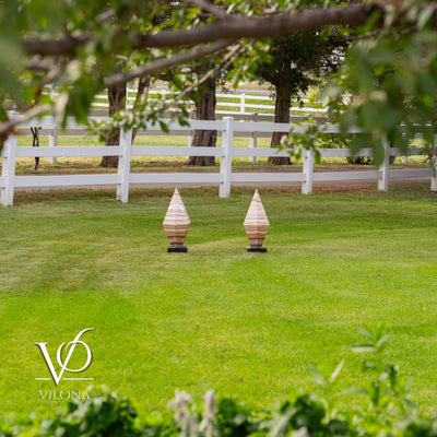 Sahara Onyx Bi-Pyramid Sculptural Lamp Pair – Natural Stone Lighting by Vilona Onyx - product image 15 for Resin Society