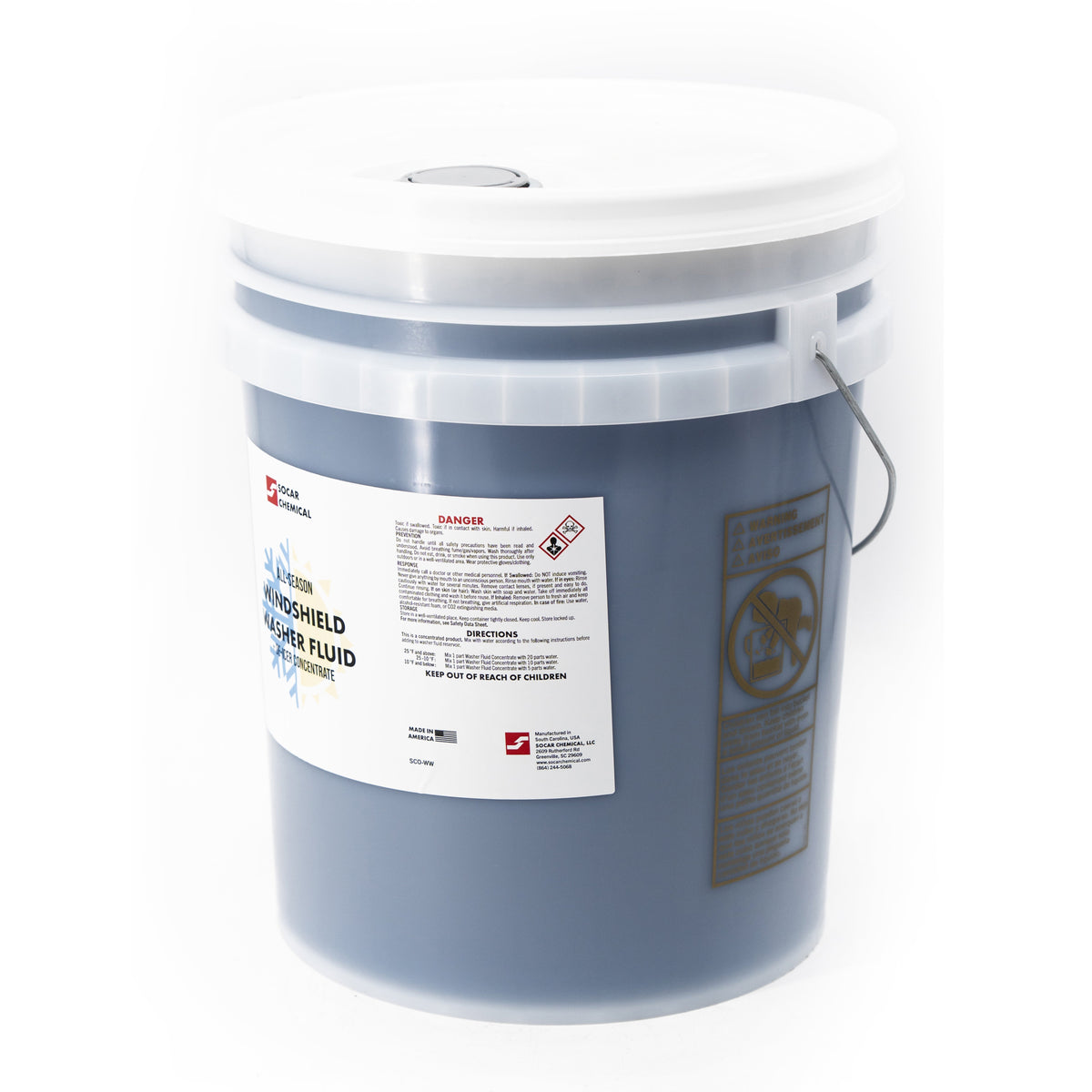 SOCAR Windshield Washer Fluid & De-Icer Concentrate - All-Season Formula detail image - Resin Society