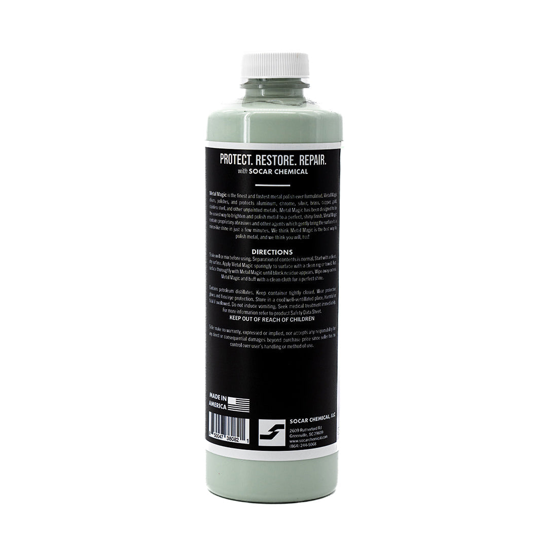 Metal Magic Metal Polish (use by hand or with machine) detail image - Resin Society
