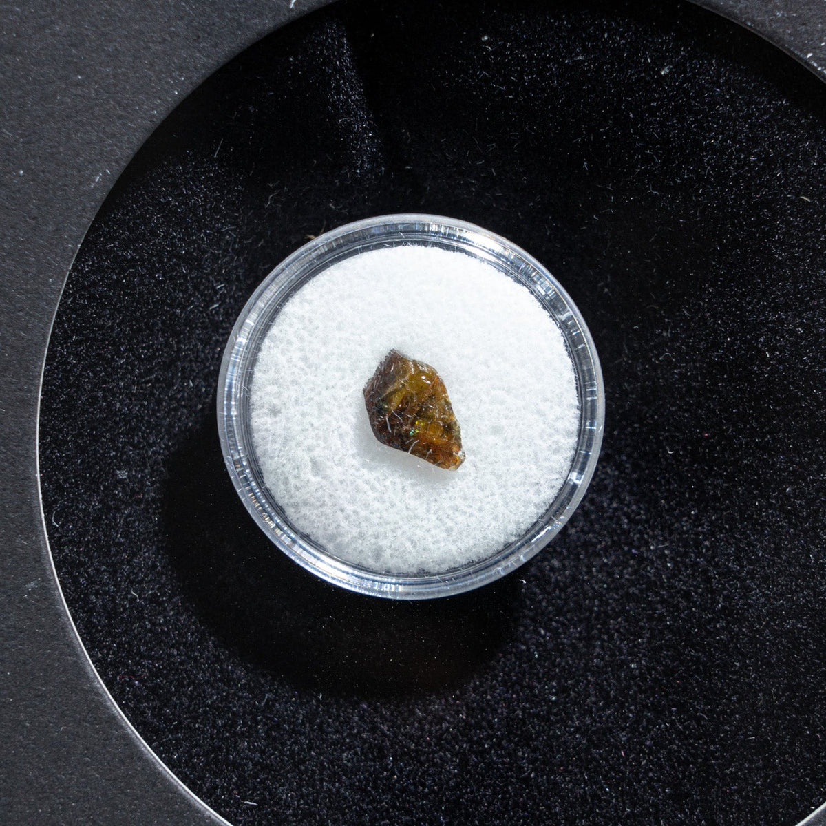 Space Crystal in Glass Display Box