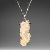 Genuine Libyan Desert Glass Pendant (10.4 grams) by Astro Gallery of Gems - main product image for Resin Society