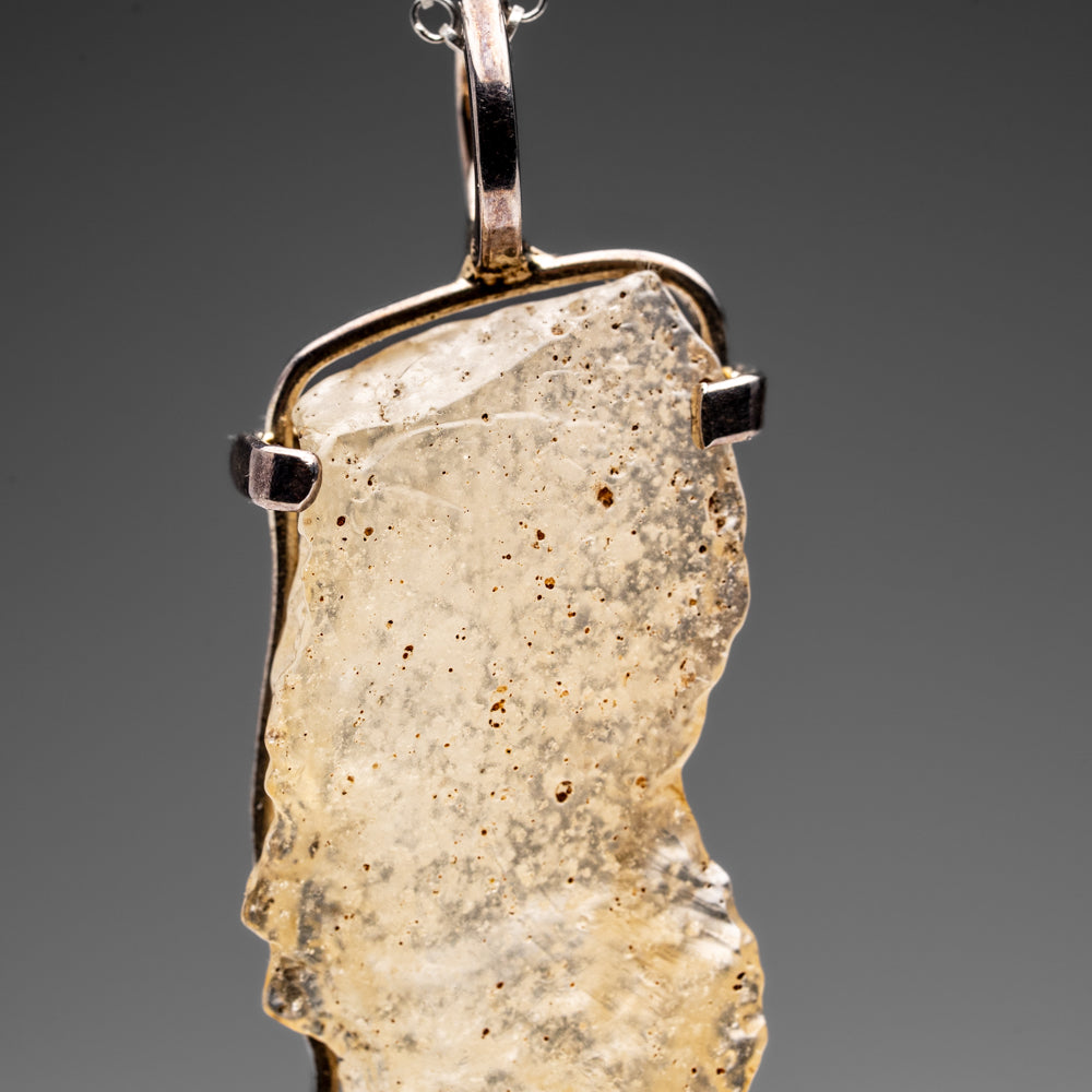 Genuine Libyan Desert Glass Pendant (10.4 grams) by Astro Gallery of Gems - product image 5 for Resin Society