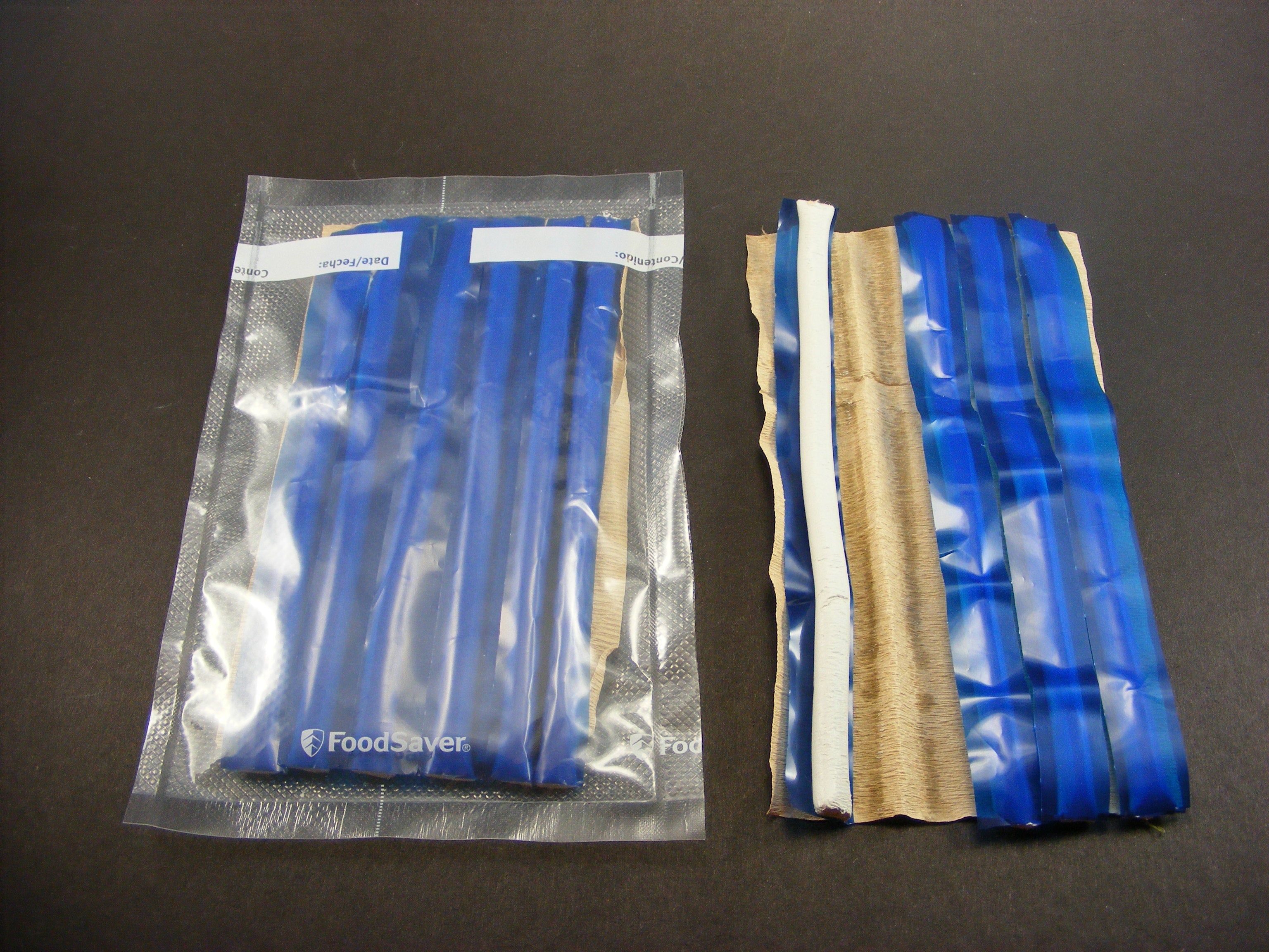 Geo-Tac mineral and fossil mounting display putty with mineral specimens attached