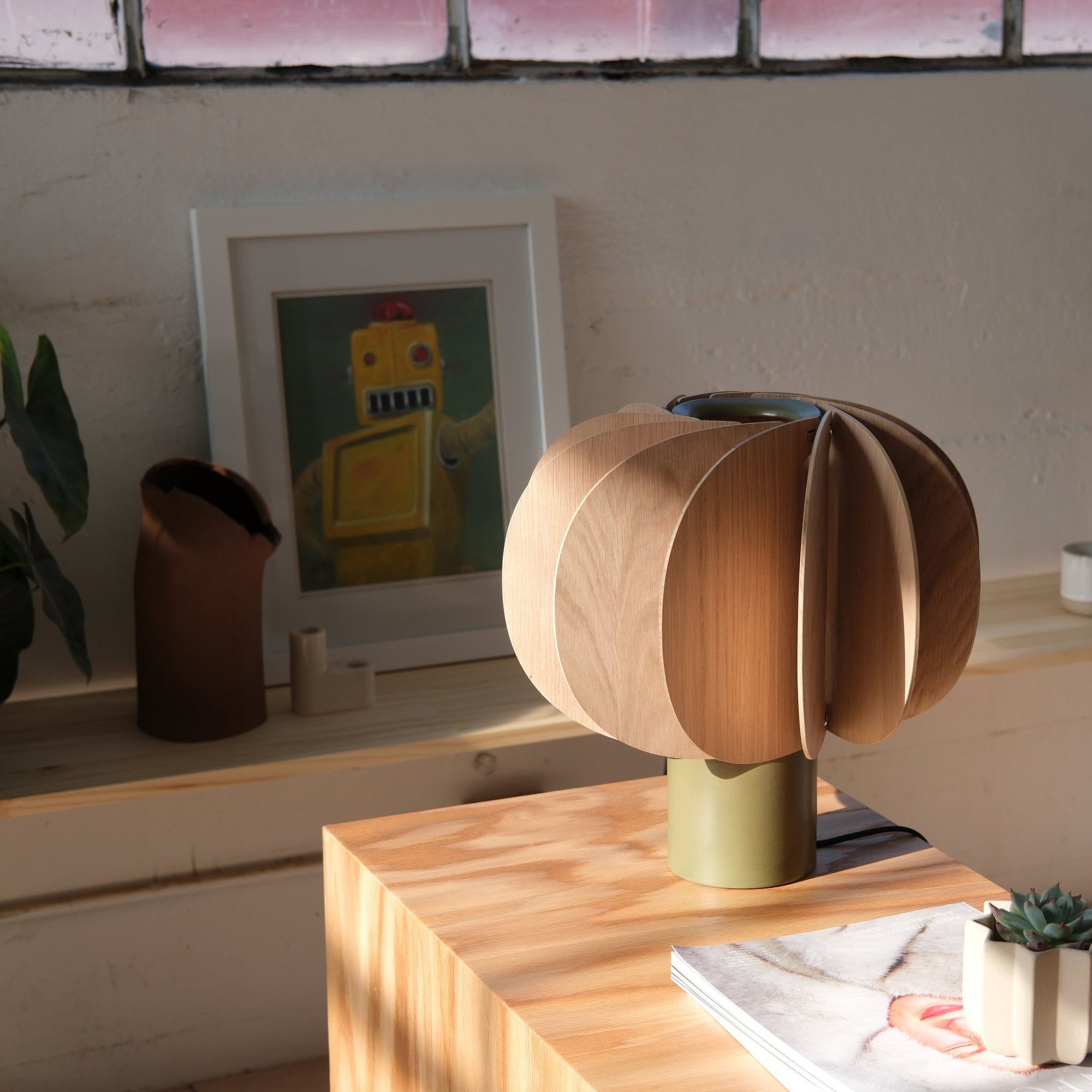 Fin Table Lamp by Misewell - product image 9 for Resin Society