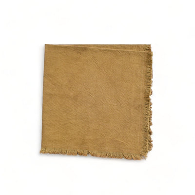Camel Cotton Napkins (Set of 4) by CECILIADENADIE studio from MESO