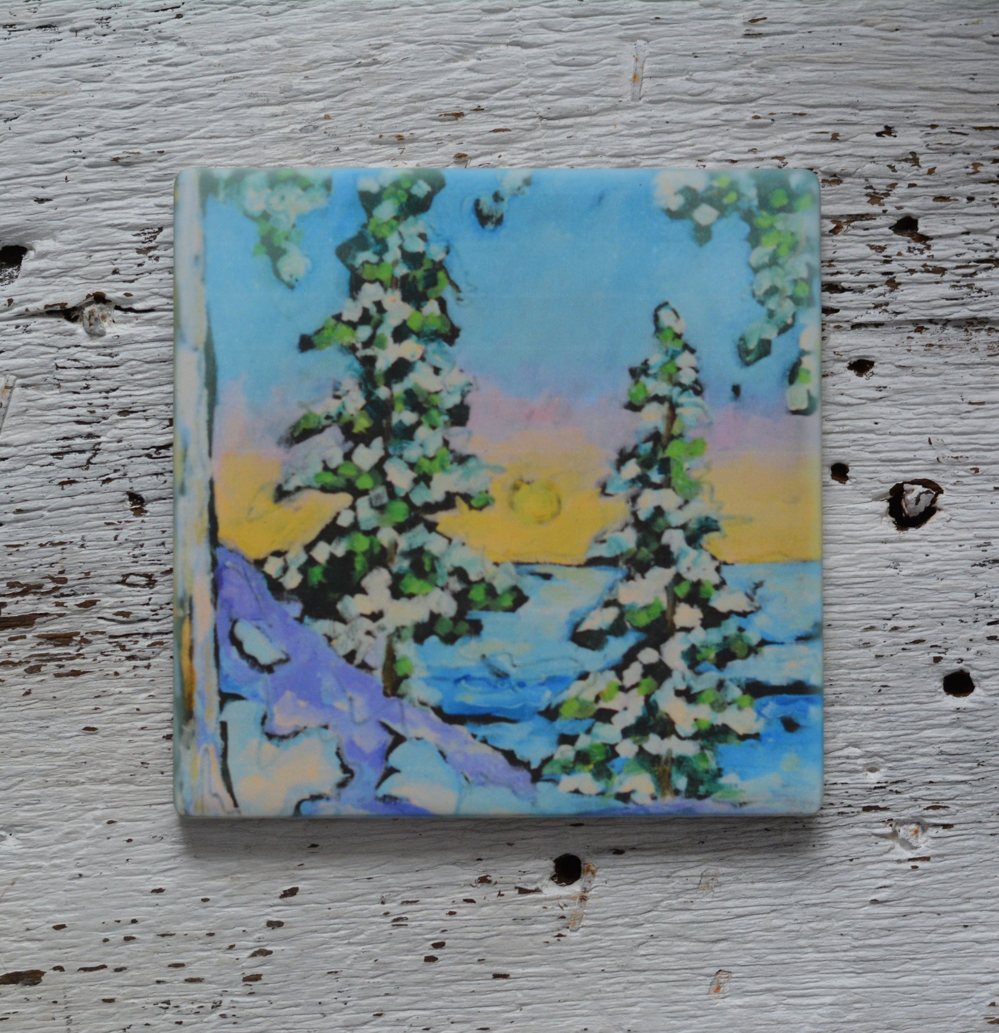 Coaster/ Trivet/ Magnet: Winter Sunlight II by Dreese Fine Art