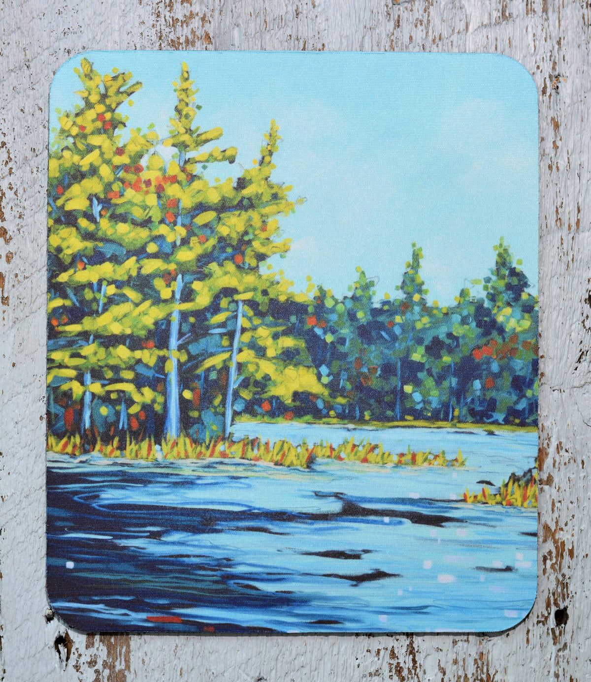 Mousepad: A Time to Reflect. Lake. Water. by Dreese Fine Art - Resin Society