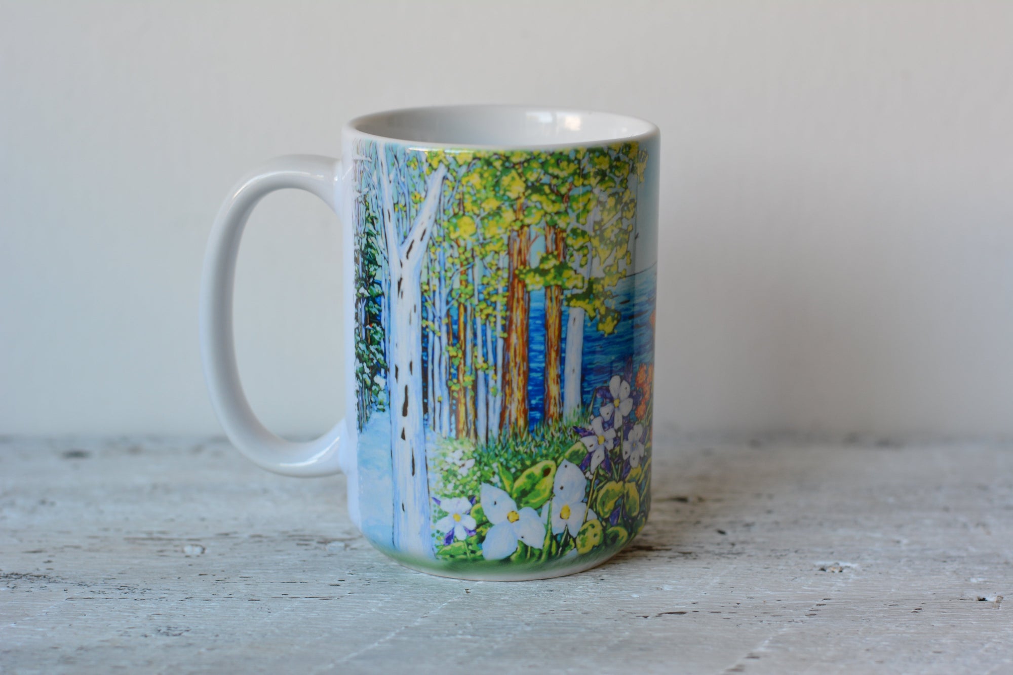 Drinkware - Simple Pleasures ceramic mugs and tumbler with original artwork by Christi Dreese