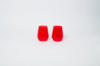 Cherry Red - Colored Wine Glass