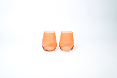 Aperol Orange - Stemless Colored Wine Glass