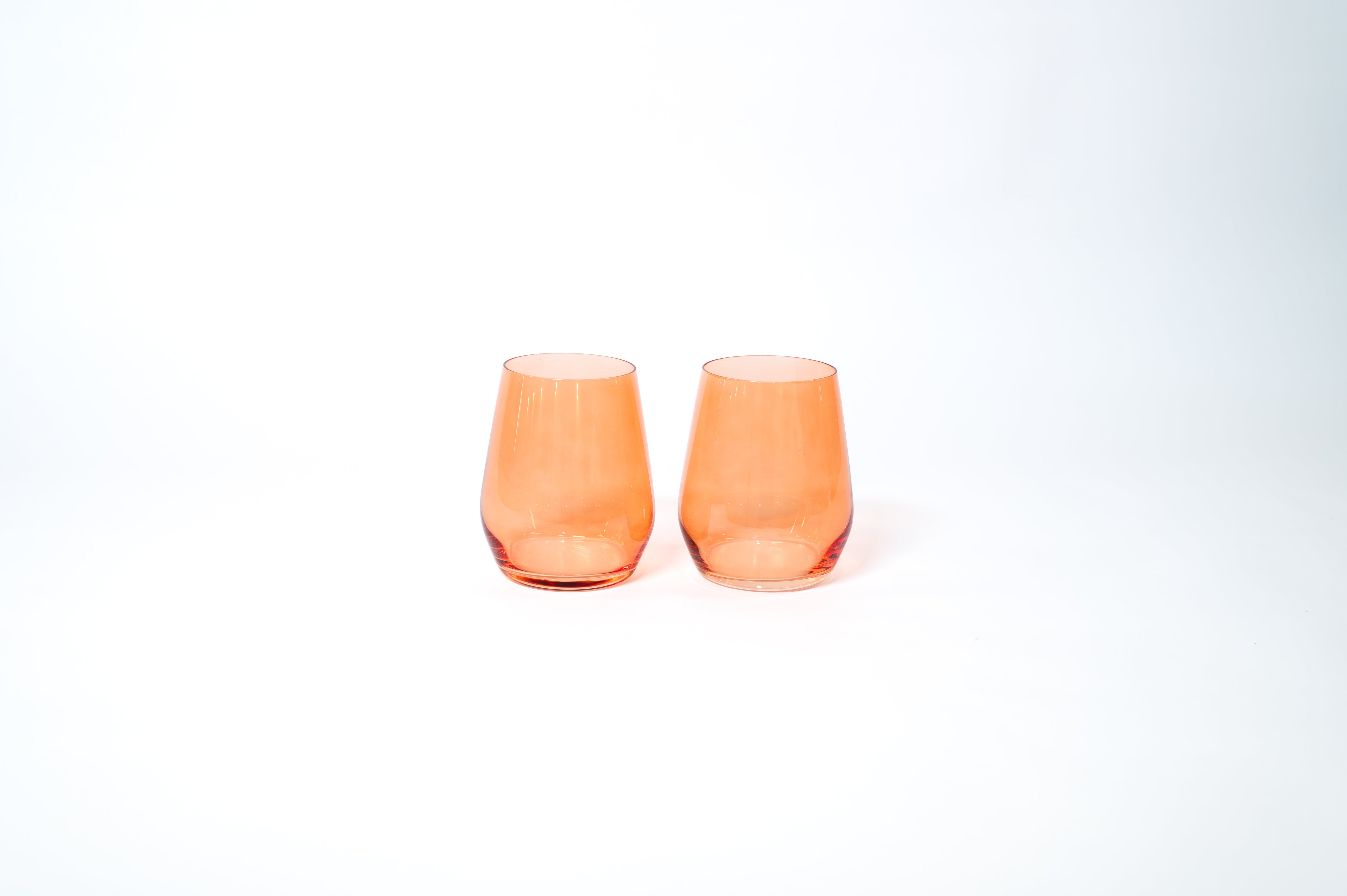 Aperol Orange - Stemless Colored Wine Glass