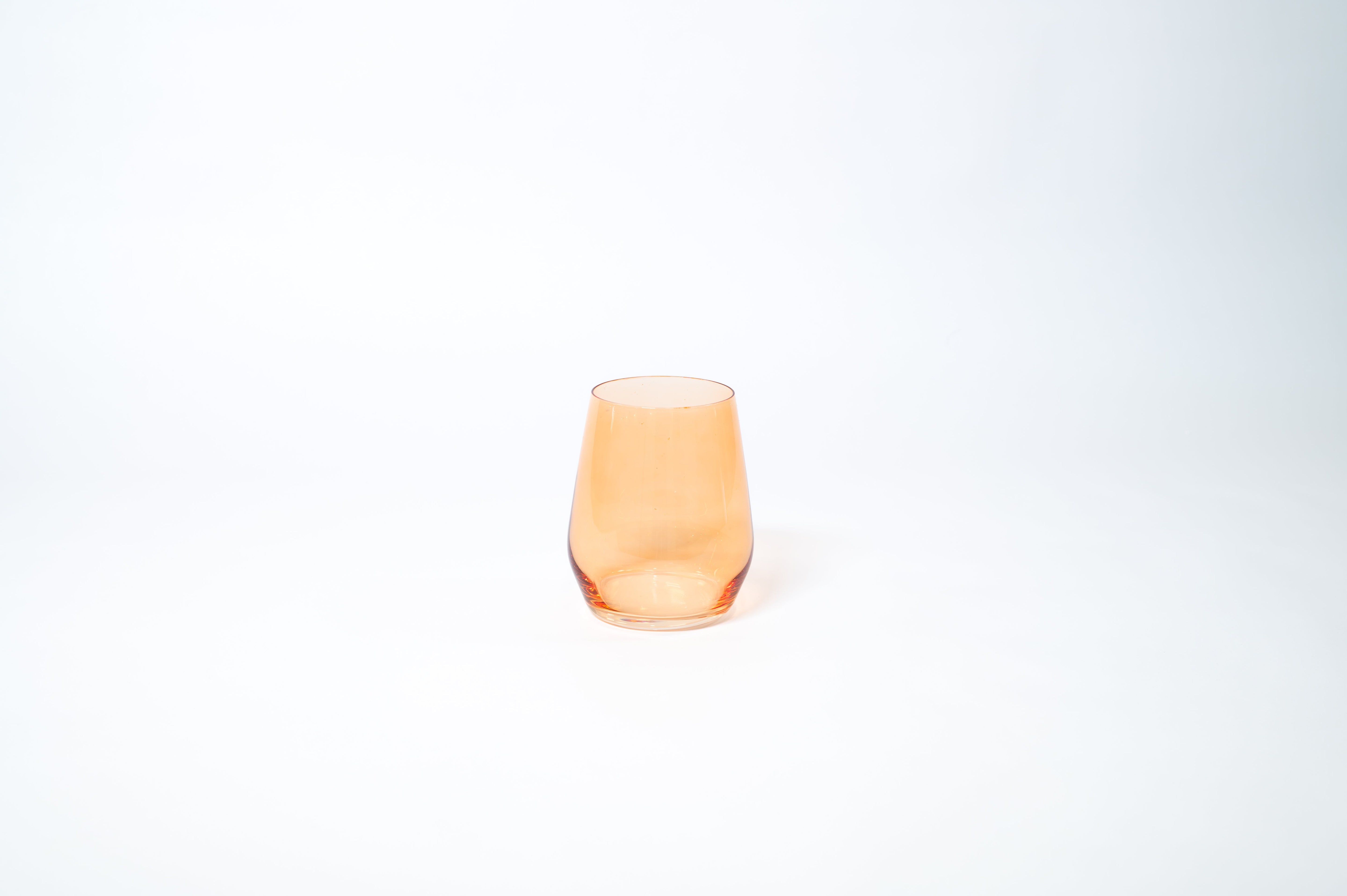 Creamsicle - Colored Wine Glass