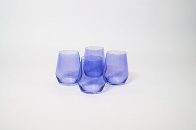 Veri Peri Purple - Stemless Colored Wine Glass