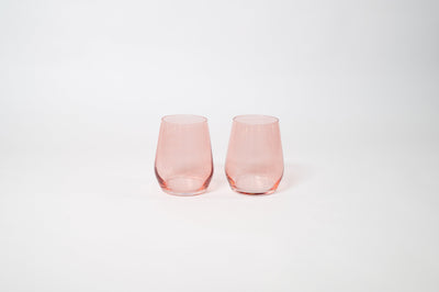 Tickle Me Pink - Colored Wine Glass