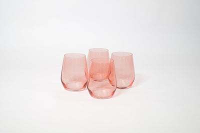 Tickle Me Pink - Colored Wine Glass