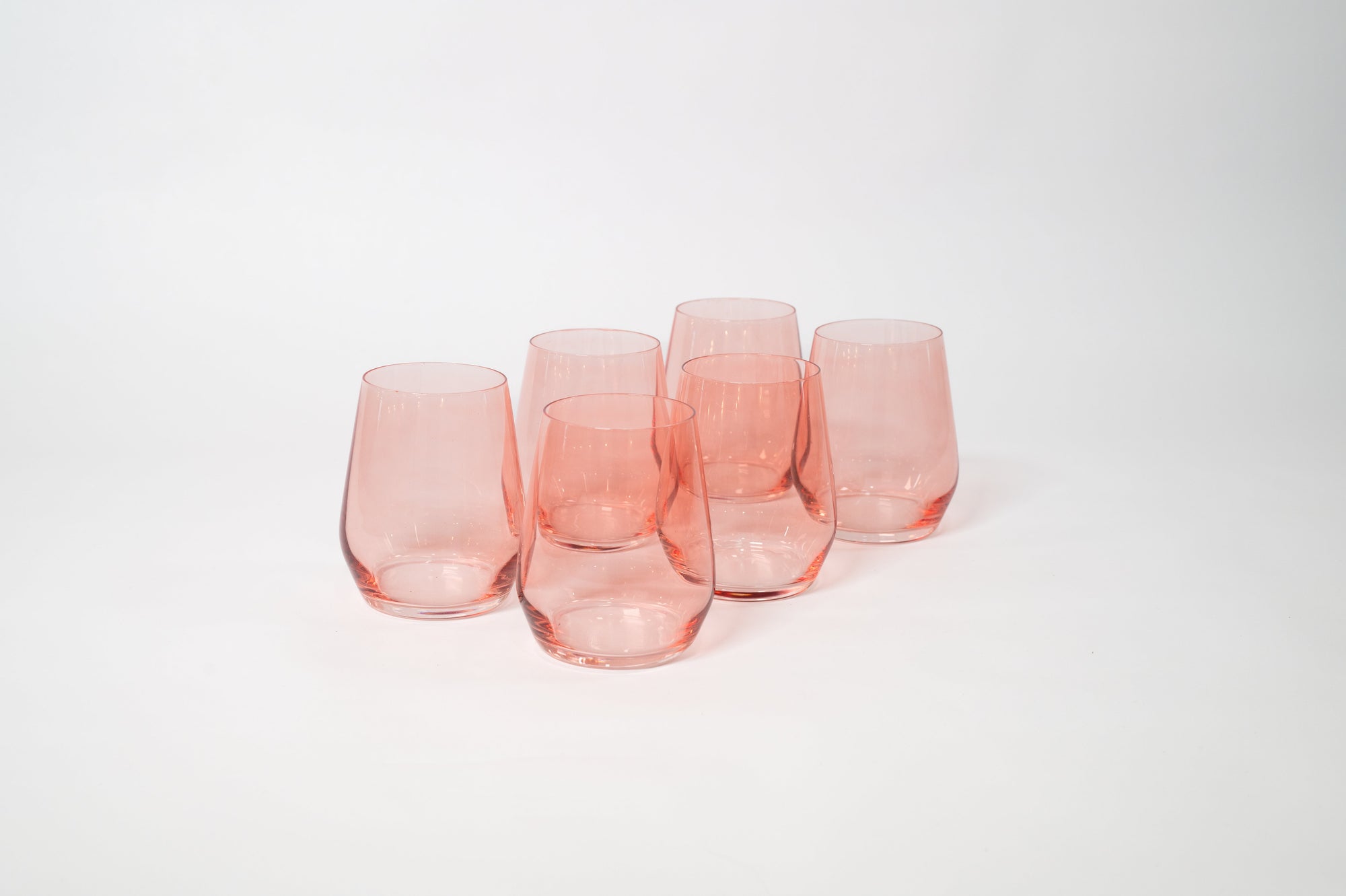 Tickle Me Pink - Colored Wine Glass