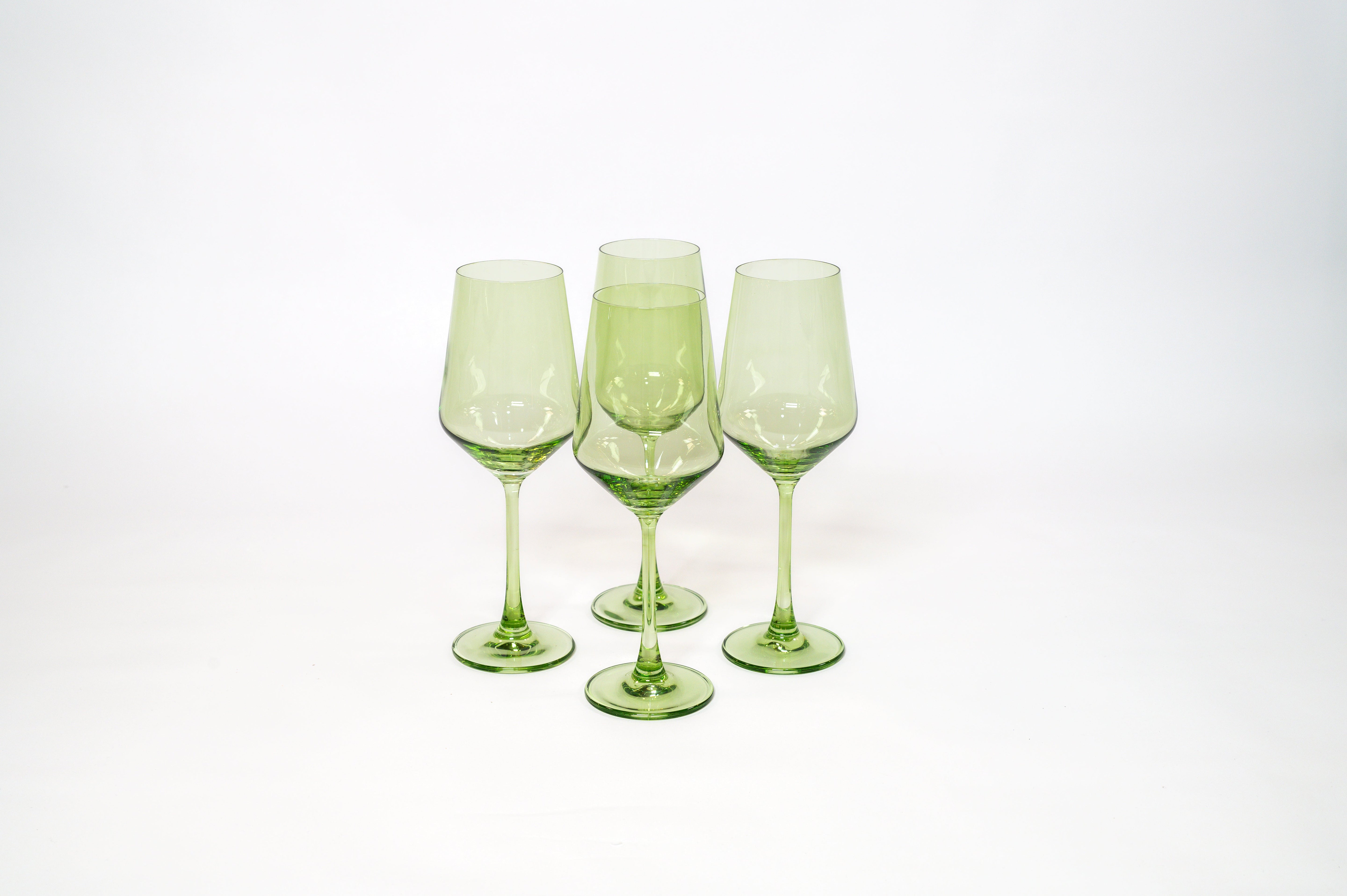 Matcha Green - Colored Wine Glass