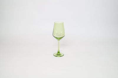 Matcha Green - Stemless Colored Wine Glass