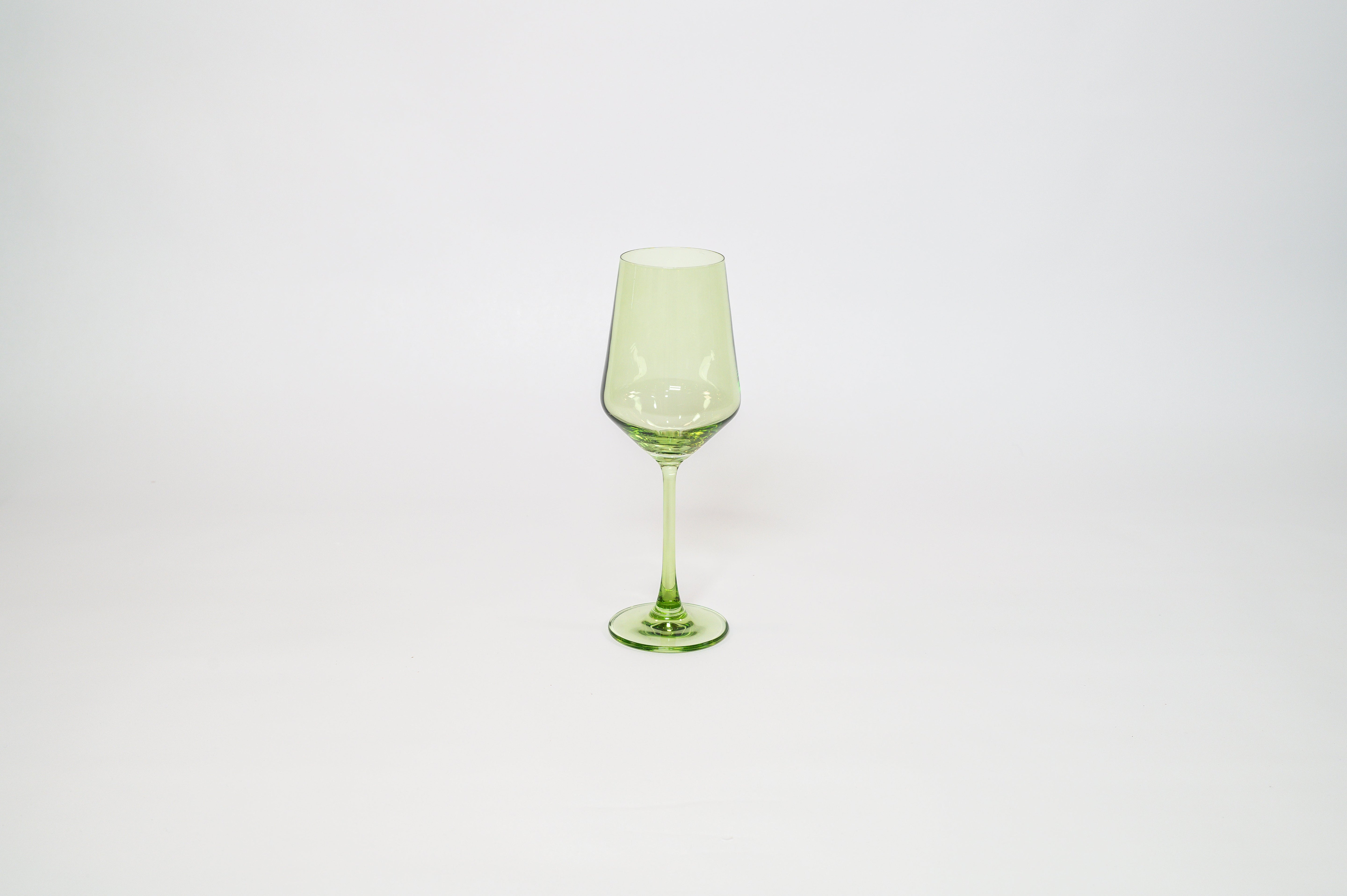 Matcha Green - Stemless Colored Wine Glass