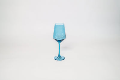 Blue Lagoon - Stemless Colored Wine Glass