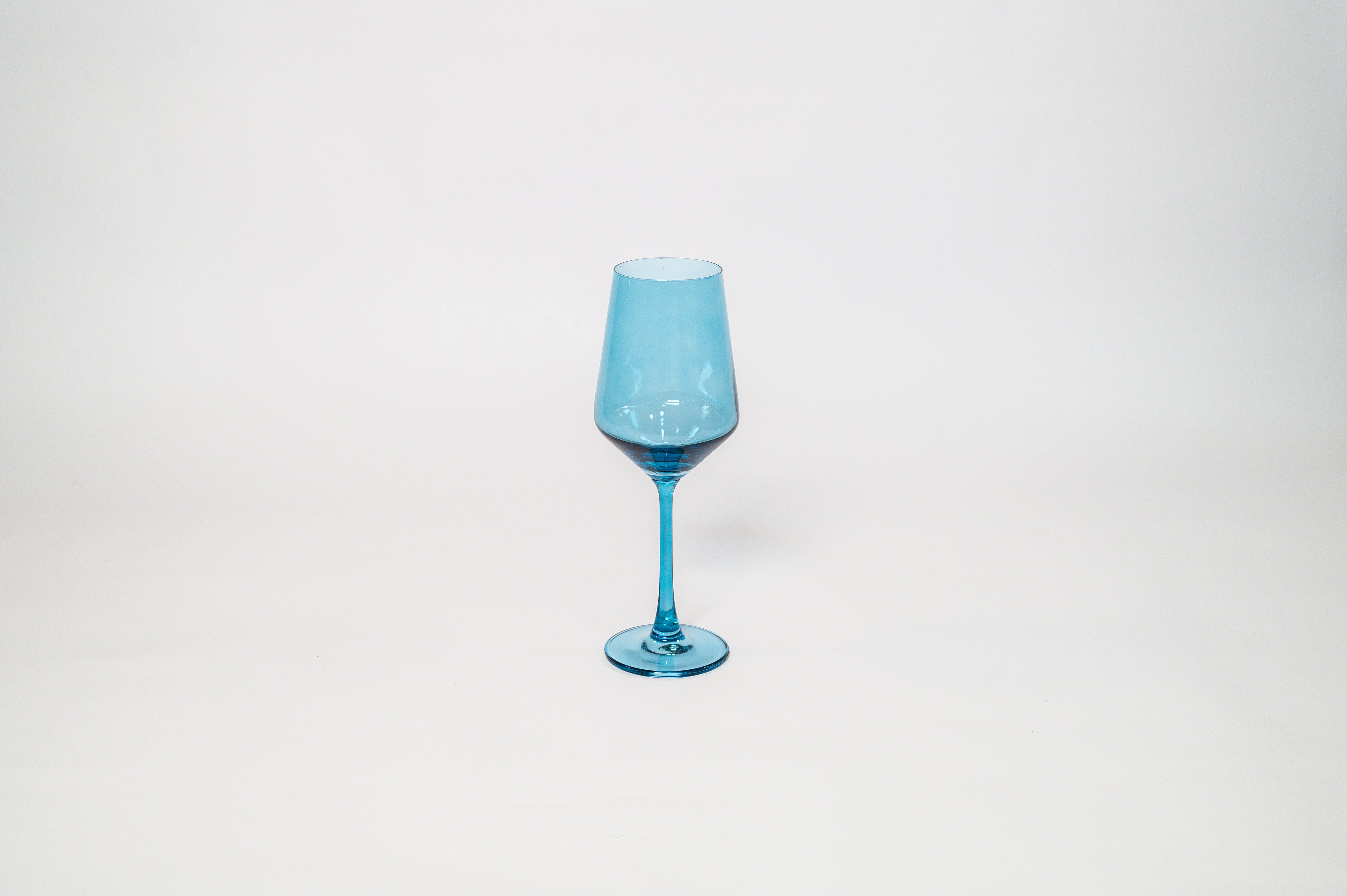 Blue Lagoon - Stemless Colored Wine Glass