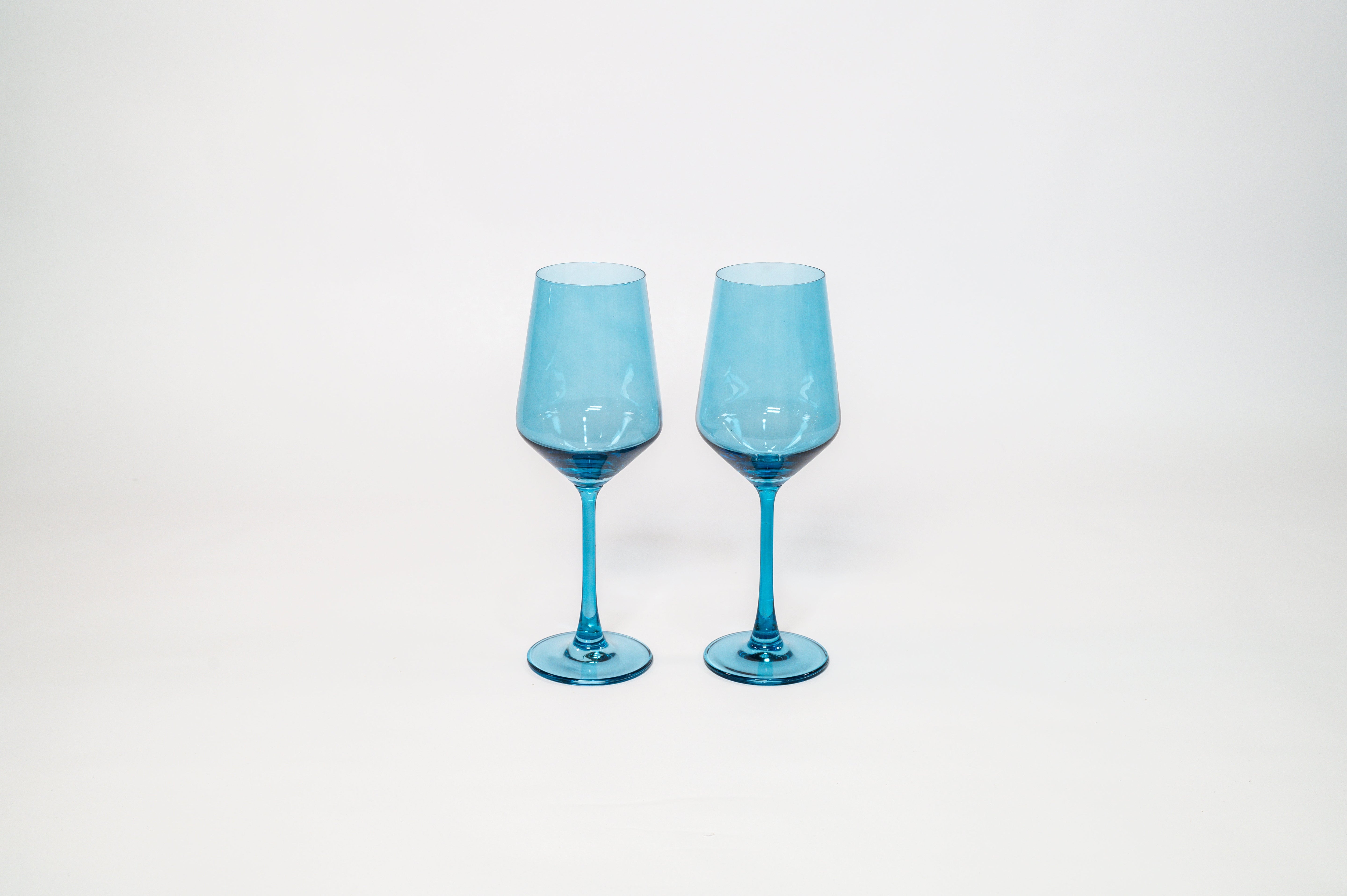 Blue Lagoon - Colored Wine Glass