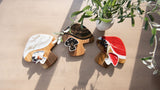Mushroom Shaped Acacia Cheese Board and Ceramic Tray