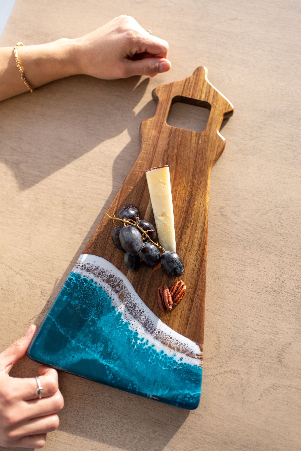 Light House Shaped Acacia Cheese Board