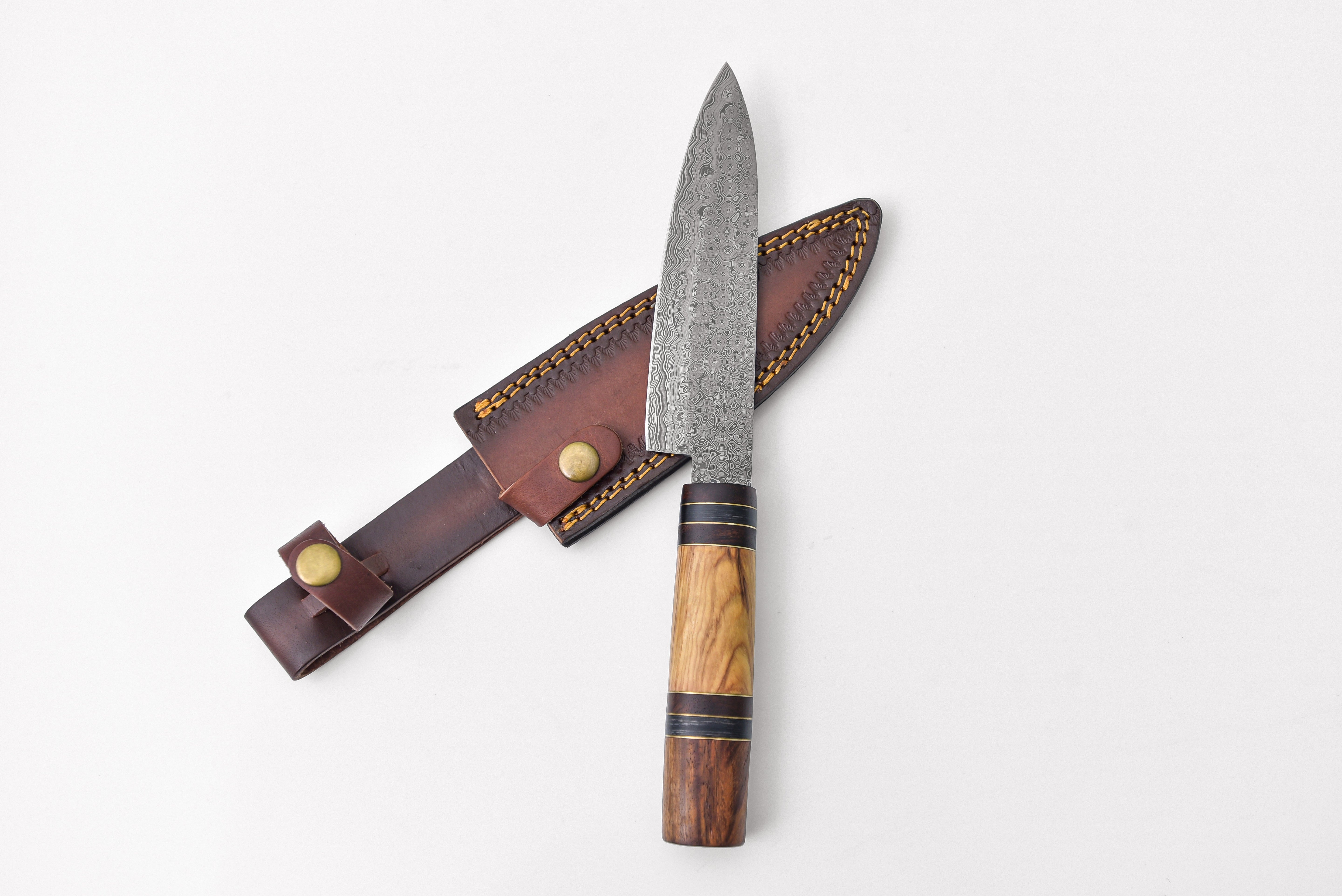 Damasucs Santoku knife/ Kitchen Knife / by Titan 302