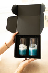 NEW!!! Resin Accented Highball Glasses