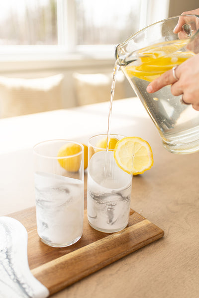 NEW!!! Resin Accented Highball Glasses