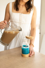 NEW!!! Resin Accented Glass Tumblers