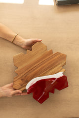 NEW!!! Snowflake Charcuterie Board and Ceramic Tray