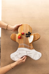 NEW!!! Gingerbread Man Charcuterie Board and Ceramic Tray