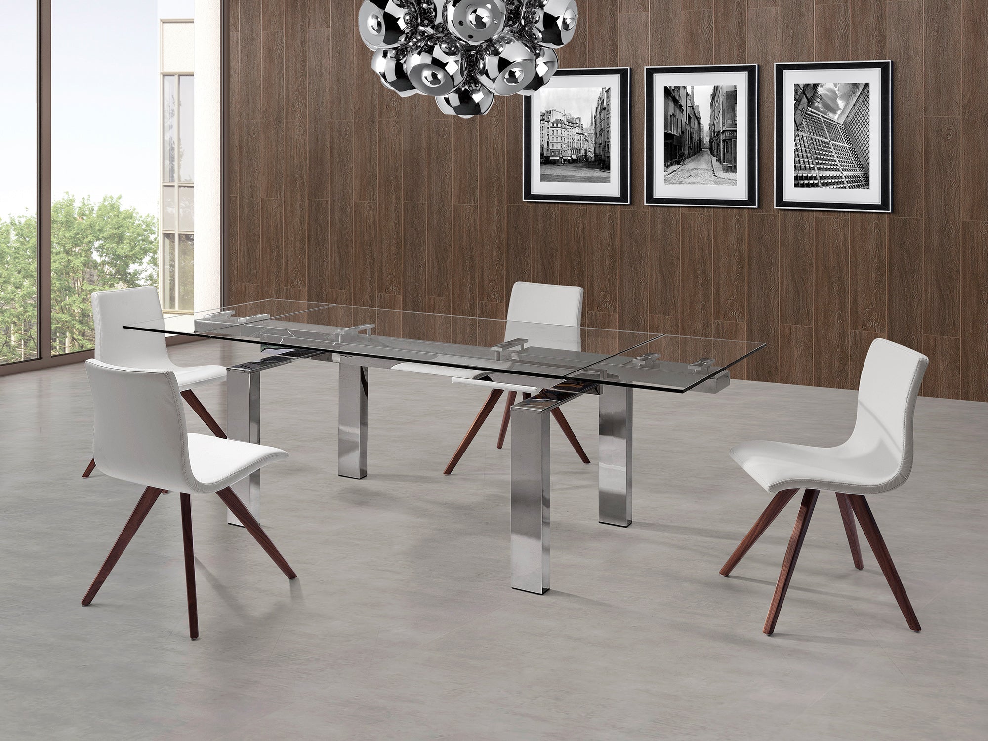 Cuatro Extendable Dining Table detail image - Resin Society