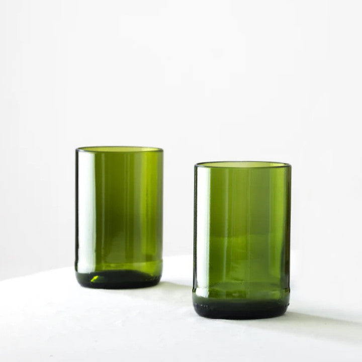 Dafu Drinking Glass - Tall (set of 2) by Mbare Ltd - main product image for Resin Society