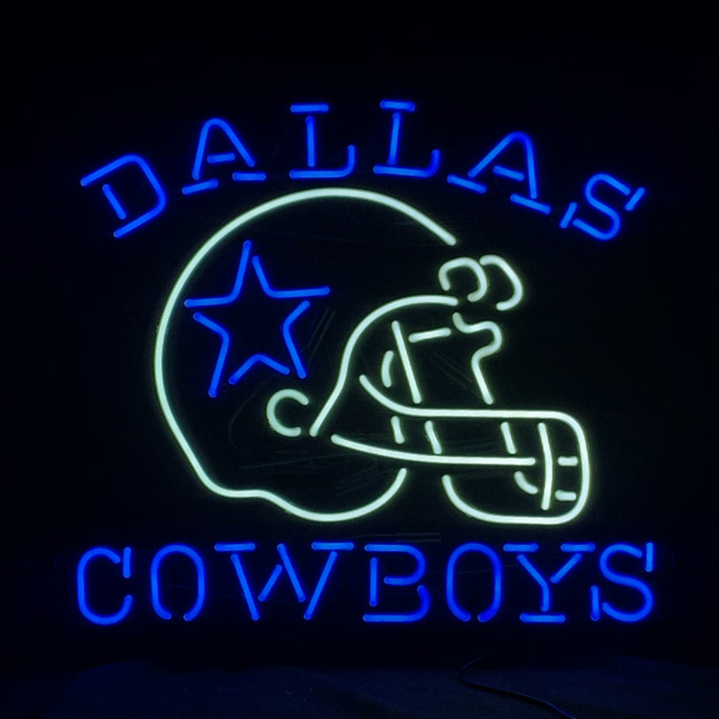 Dallas Cowboys with Helmet Neon Signs Light by Neon Signs Land - product image 2 for Resin Society