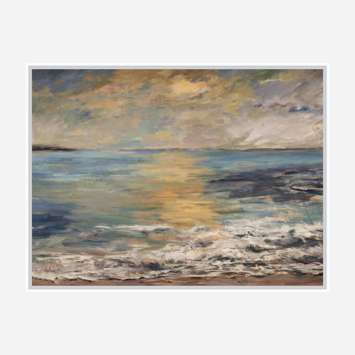 Dana Point at Sunset Artist Enhanced Canvas Print by John Beard Collection - product image 6 for Resin Society